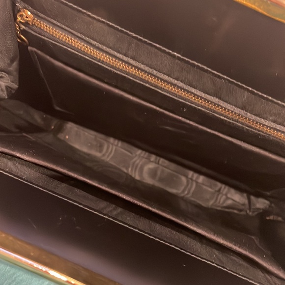 Large Vintage Embroidered Hand Bag With Kisslock - Picture 7 of 9